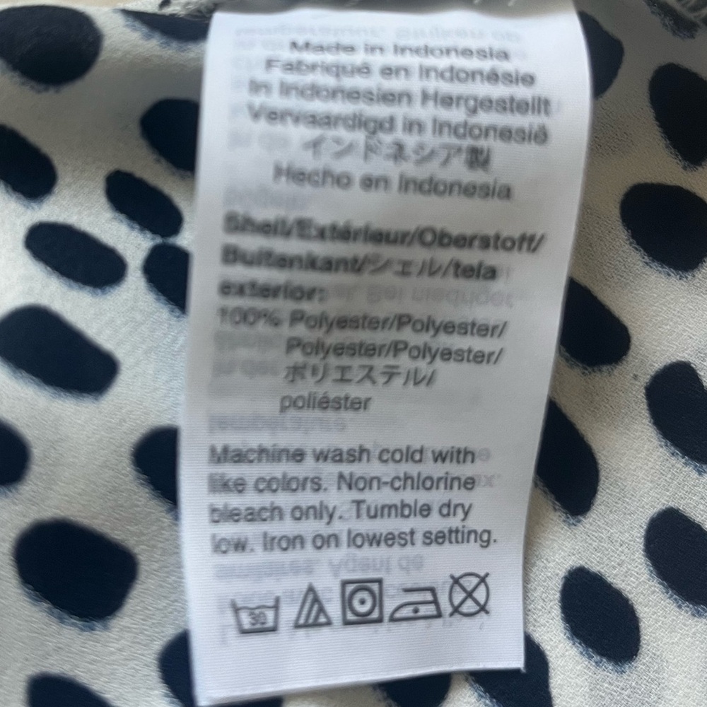 JCrew Sheer Blouse - size 14 - Picture 5 of 5